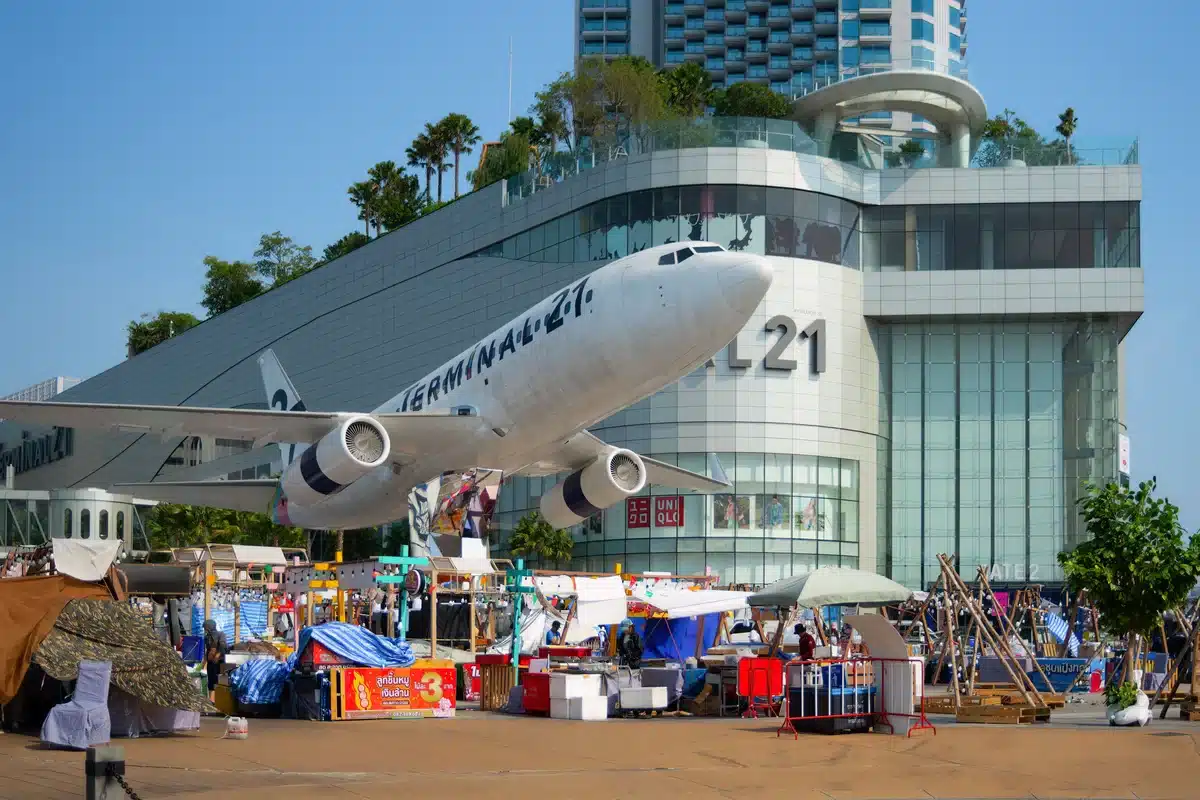 Terminal 21 shopping mall in North Pattaya near Naklua